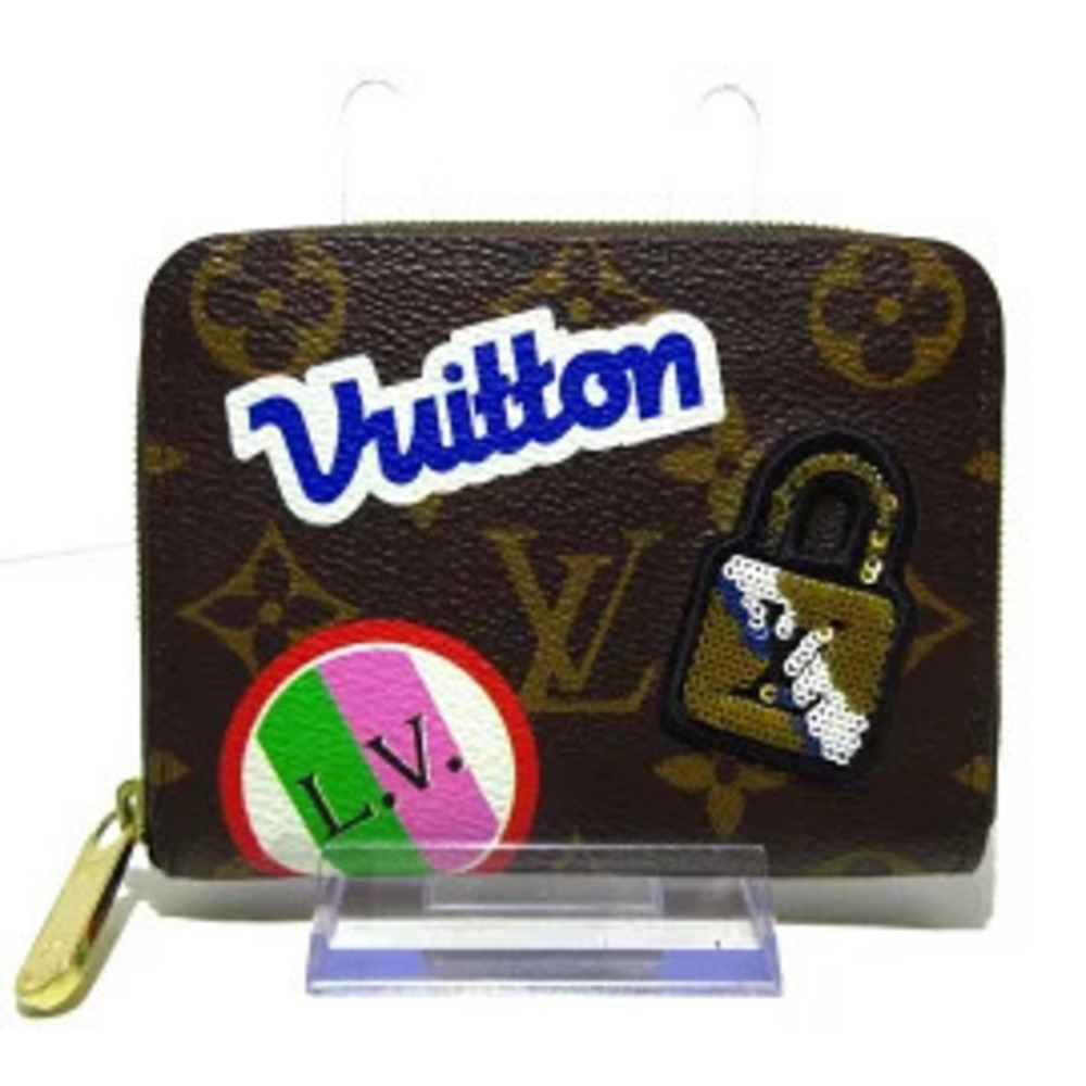 LOUIS VUITTON Zippy Wallet Coin Case Monogram Canvas